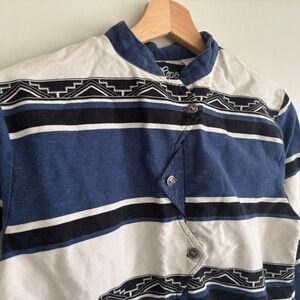 Vintage Geometric Southwestern Pattern Shirt